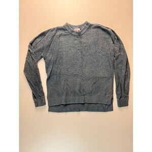 Knix Cozy Chenille Mock Neck Sweater Blue Size Medium